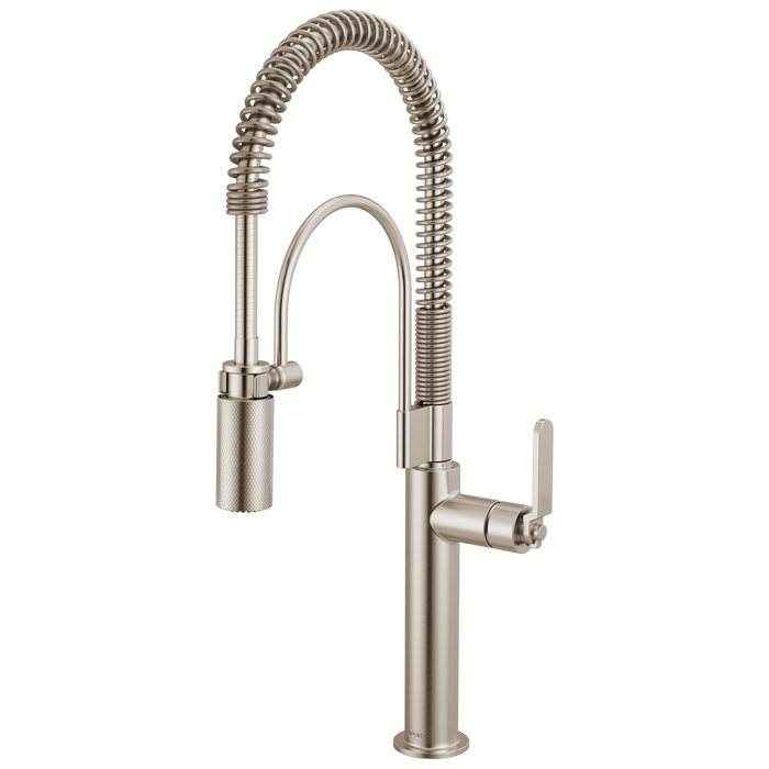 Brizo Litze 63344LF Semi-Professional Kitchen Faucet - Industrial Handle - Stainless