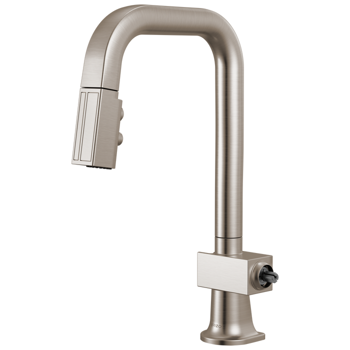 Brizo Frank Lloyd Wright 63923LF Pull-Down Prep Faucet with Square Spout - Less Handle - Stainless