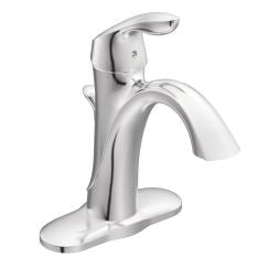 Moen 6400 Eva One Handle High Arc Bathroom Faucet in Chrome