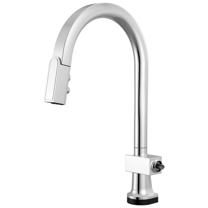 Brizo Frank Lloyd Wright 64022LF SmartTouch Pull-Down Kitchen Faucet with Arc Spout - Less Handle - Chrome