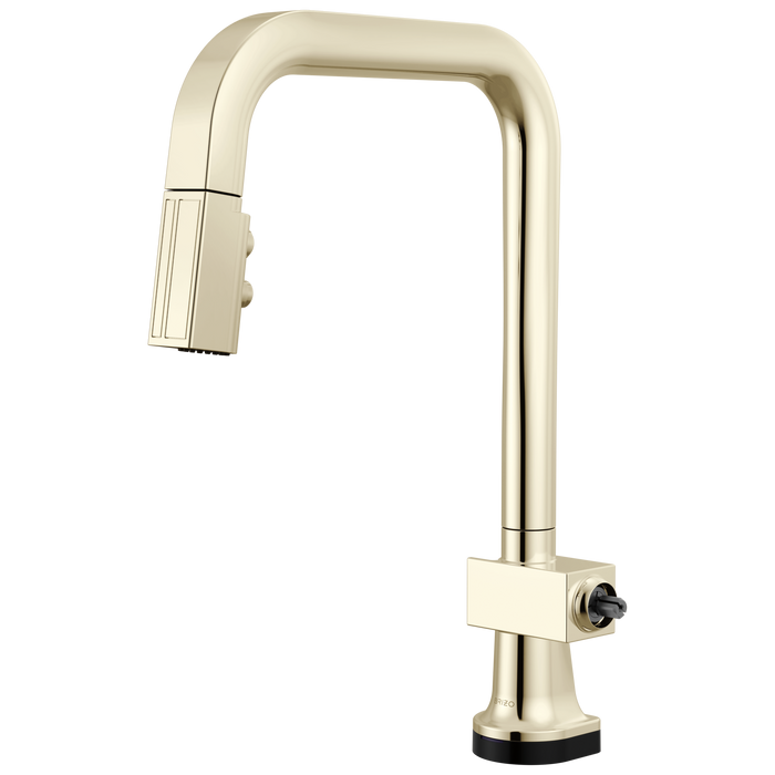 Brizo Frank Lloyd Wright 64023LF SmartTouch Pull-Down Kitchen Faucet with Square Spout - Less Handle - Polished Nickel