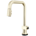 Brizo Frank Lloyd Wright 64023LF SmartTouch Pull-Down Kitchen Faucet with Square Spout - Less Handle - Polished Nickel