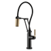 Brizo Litze: SmartTouch Articulating Kitchen Faucet with Knurled Handle