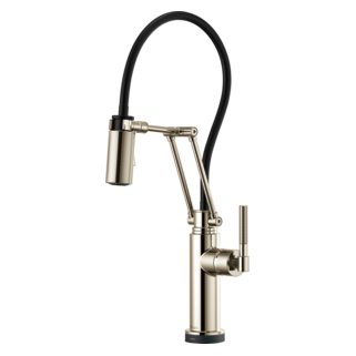 Brizo Litze: SmartTouch Articulating Kitchen Faucet with Knurled Handle