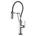 Brizo Litze: SmartTouch Articulating Kitchen Faucet with Industrial Handle