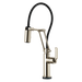 Brizo Litze: SmartTouch Articulating Kitchen Faucet with Industrial Handle