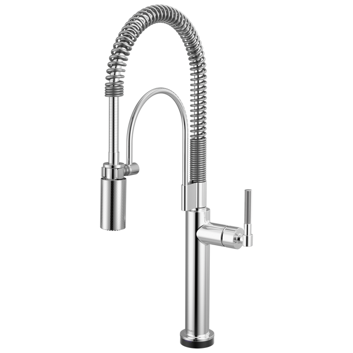 Brizo Litze 64343LF SmartTouch Semi-Professional Kitchen Faucet - Knurled Handle - Chrome