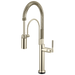 Brizo Litze 64343LF SmartTouch Semi-Professional Kitchen Faucet - Knurled Handle - Polished Nickel