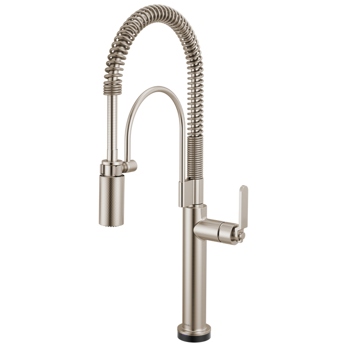 Brizo Litze 64344LF SmartTouch Semi-Professional Kitchen Faucet - Industrial Handle - Stainless