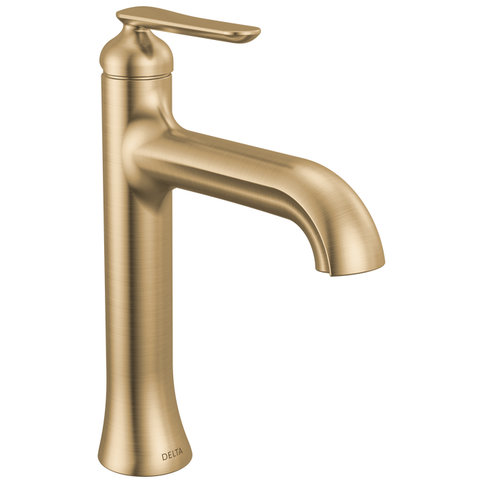 Delta Bonacci 645 Single Handle Mid-Height Bathroom Faucet - Lumicoat Champagne Bronze
