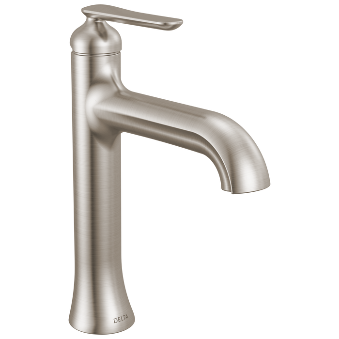 Delta Bonacci 645 Single Handle Mid-Height Bathroom Faucet - Lumicoat Stainless