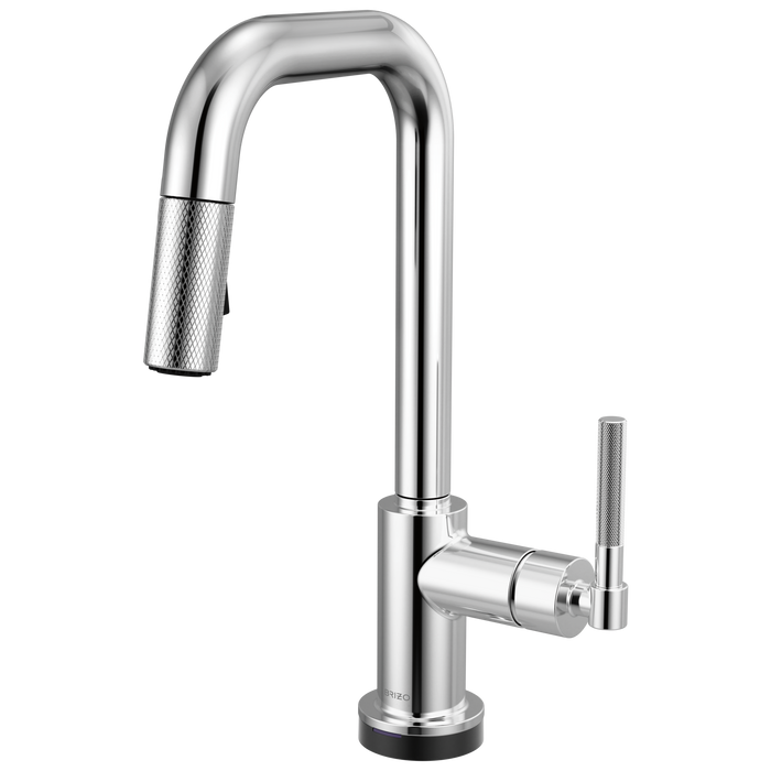 Brizo Litze 64953LF Smarttouch Pull-Down Prep Faucet with Square Spout - Knurled Handle - Chrome