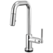 Brizo Litze 64953LF Smarttouch Pull-Down Prep Faucet with Square Spout - Knurled Handle - Chrome