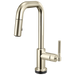 Brizo Litze 64953LF Smarttouch Pull-Down Prep Faucet with Square Spout - Knurled Handle - Polished Nickel
