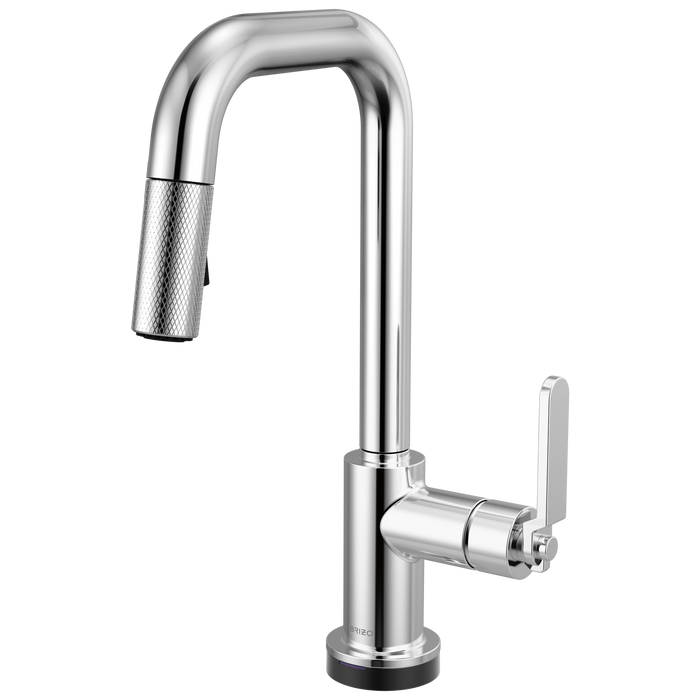Brizo Litze 64954LF Smarttouch Pull-Down Prep Faucet with Square Spout - Industrial Handle - Chrome