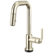 Brizo Litze 64954LF Smarttouch Pull-Down Prep Faucet with Square Spout - Industrial Handle - Polished Nickel