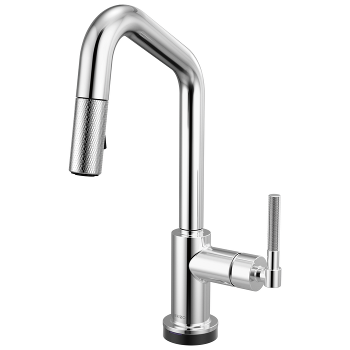 Brizo Litze 64963LF Smarttouch Pull-Down Prep Faucet with Angle Spout - Knurled Handle - Chrome