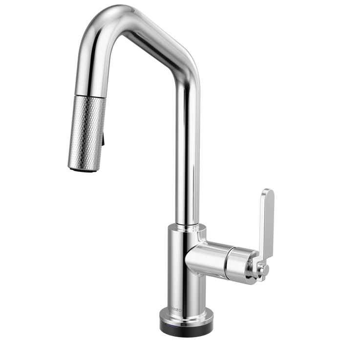 Brizo Litze 64964LF Smarttouch Pull-Down Prep Faucet with Angle Spout - Industrial Handle - Chrome