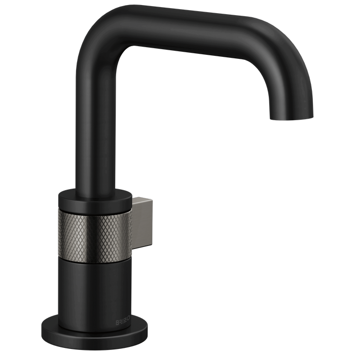 Brizo Litze 65035LF Single-handle Lavatory - MATTE BLACK/LUXE STEEL