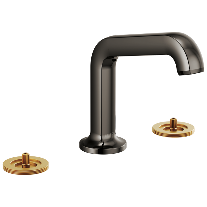 Brizo Kintsu: Widespread Lavatory Faucet with Angled Spout - Less Handles 1.5 GPM