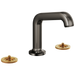 Brizo Kintsu: Widespread Lavatory Faucet with Angled Spout - Less Handles 1.5 GPM