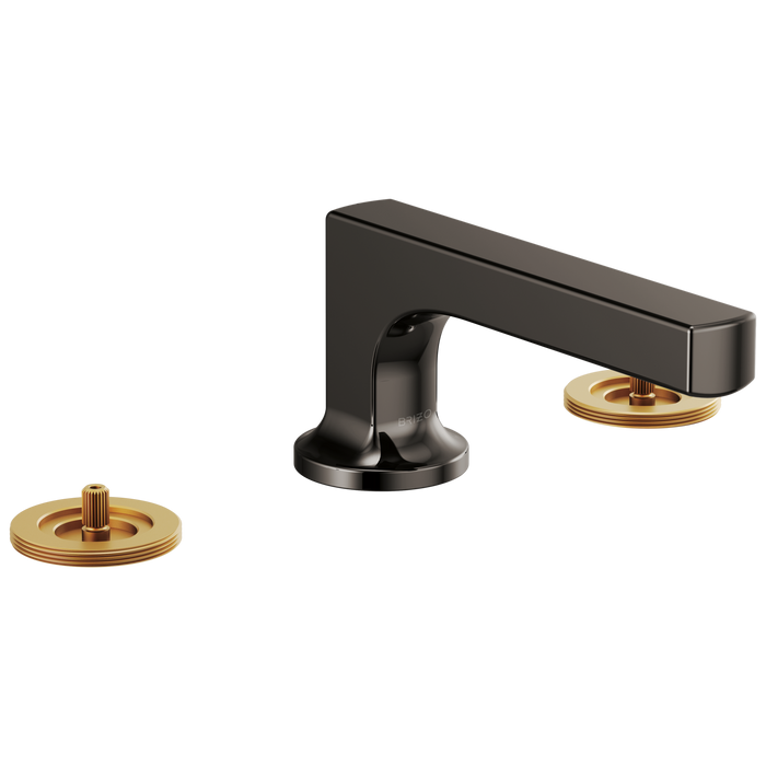 Brizo Kintsu: Widespread Lavatory Faucet with Low Spout - Less Handles 1.2 GPM