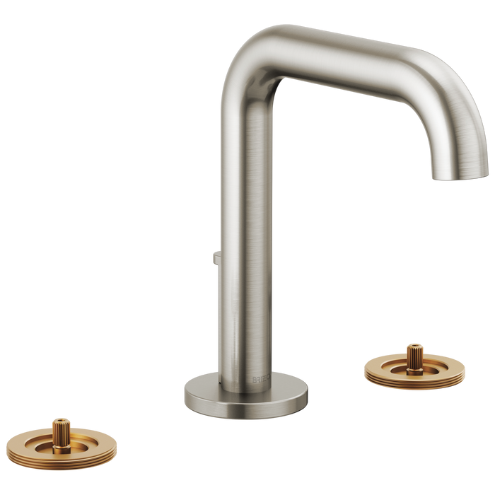 Brizo Litze: Widespread Lavatory Faucet with High Spout - Less Handles 1.5 GPM