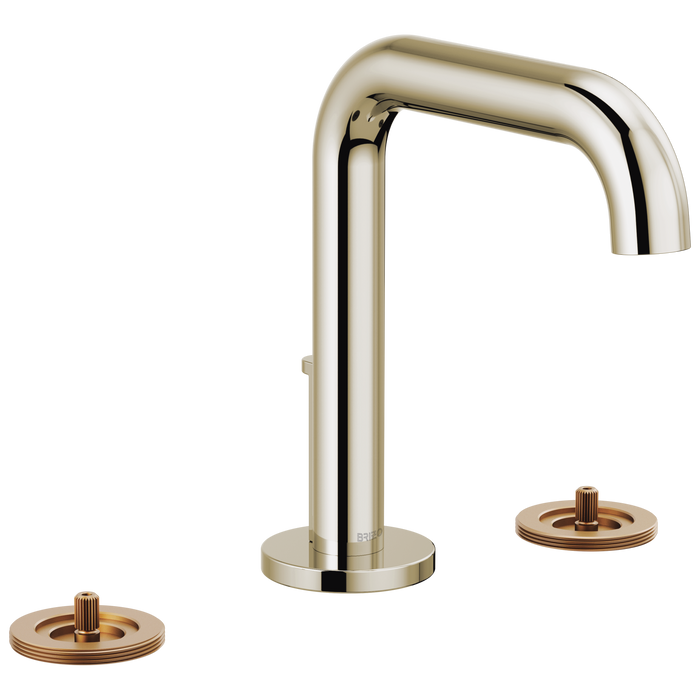 Brizo Litze: Widespread Lavatory Faucet with High Spout - Less Handles 1.5 GPM