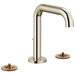 Brizo Litze: Widespread Lavatory Faucet with High Spout - Less Handles 1.5 GPM