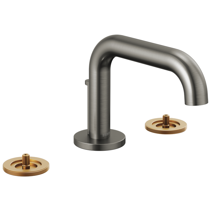 Brizo Litze: Widespread Lavatory Faucet with Low Spout - Less Handles 1.5 GPM