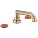Brizo Beauclere 65366LF Widespread Lavatory Faucet with Low Spout - Less Handles 1.2 GPM - Luxe Gold