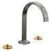 Brizo Allaria: Widespread Lavatory Faucet with Arc Spout - Less Handles