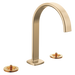 Brizo Allaria: Widespread Lavatory Faucet with Arc Spout - Less Handles