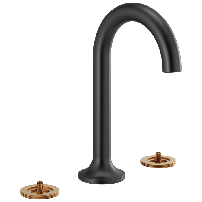 Brizo Odin 65375LF Widespread Lavatory Faucet - Less Handles 1.2 GPM - Matte Black