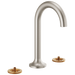 Brizo Odin 65375LF Widespread Lavatory Faucet - Less Handles 1.2 GPM - Brushed Nickel