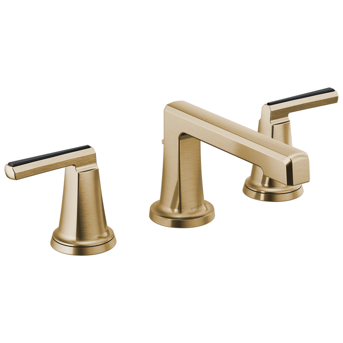 Brizo Levoir 65397LF Widespread Lavatory Faucet with Low Spout - Less Handles 1.2 GPM - Luxe Gold