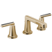 Brizo Levoir 65397LF Widespread Lavatory Faucet with Low Spout - Less Handles 1.2 GPM - Luxe Gold