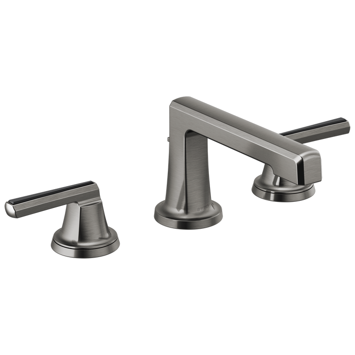Brizo Levoir 65397LF Widespread Lavatory Faucet with Low Spout - Less Handles 1.2 GPM - Luxe Steel