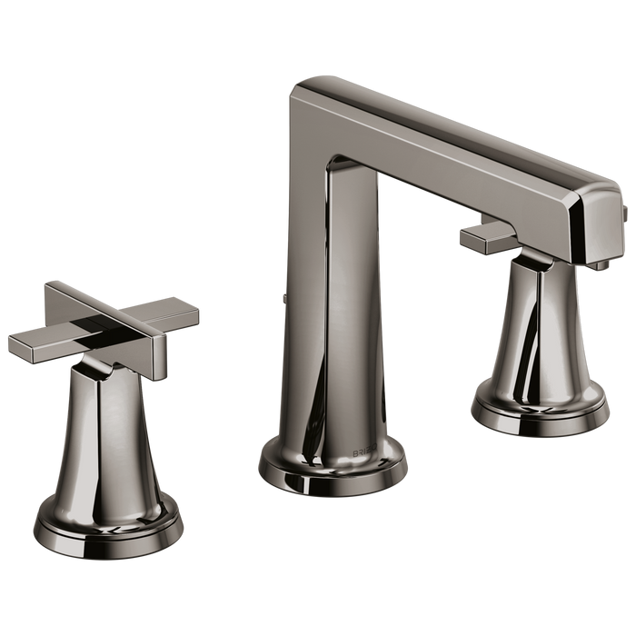 Brizo Levoir 65398LF Widespread Lavatory Faucet with High Spout - Less Handles 1.2 GPM - Brilliance Black Onyx