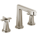 Brizo Levoir 65398LF Widespread Lavatory Faucet with High Spout - Less Handles 1.2 GPM - Luxe Nickel