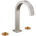 Brizo Frank Lloyd Wright 65399LF Widespread Lavatory Faucet with Arc Spout - Less Handles - Luxe Nickel