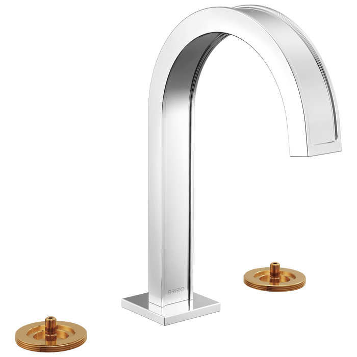 Brizo Frank Lloyd Wright 65399LF Widespread Lavatory Faucet with Arc Spout - Less Handles - Chrome