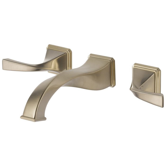 Brizo Virage: Two-Handle Wall Mount Lavatory Faucet 1.5 GPM
