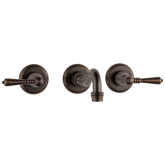 Brizo Brizo Tresa: Two-Handle Wall-Mount Lavatory Faucet 1.2 GPM