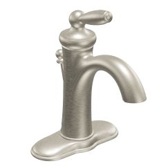 Moen 6600 Brantford One Handle Bathroom Faucet in Brushed Nickel