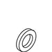 KOHLER K-67111 Plain Washer. 3/8