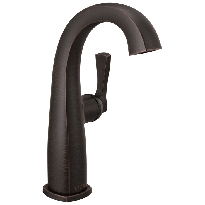 Delta Stryke 677 Single Handle Mid-Height Bathroom Faucet - Venetian Bronze