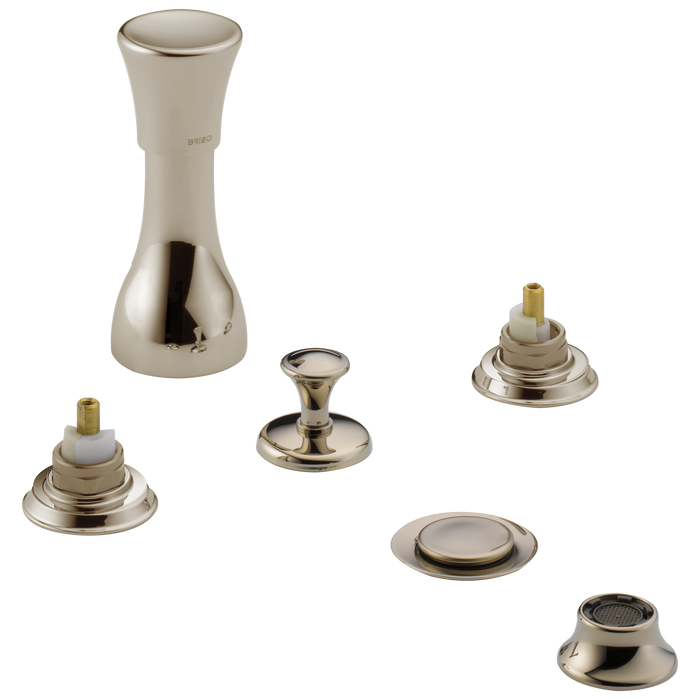 Brizo Brizo Baliza: 4-Hole Mount Bidet Faucet with Vacuum Breaker - Less Handles