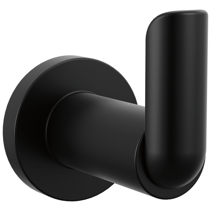 Brizo Roccesco 6934110 Single Robe Hook - Matte Black