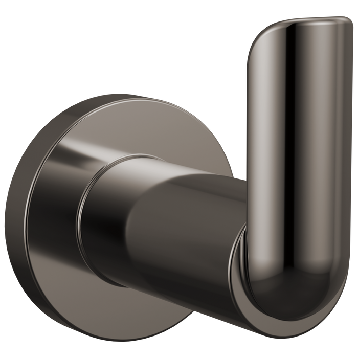 Brizo Roccesco 6934110 Single Robe Hook - Brilliance Black Onyx